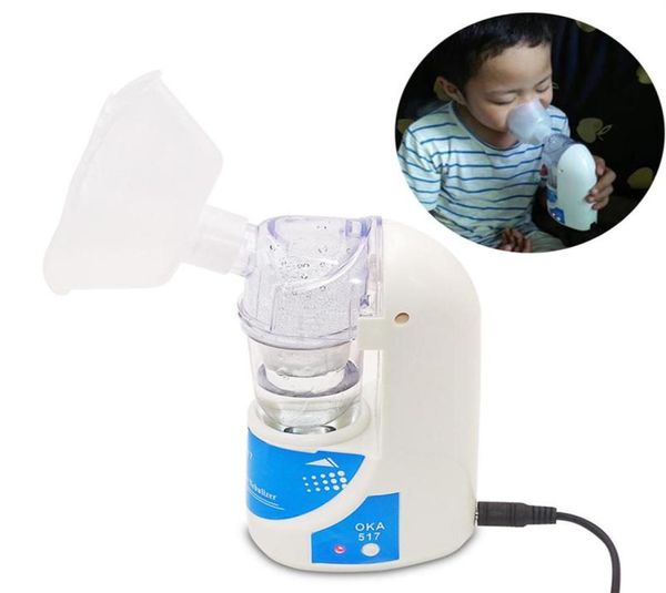Beurha 110V 220V cuidado de la salud en el hogar cuidado de niños adultos inhalar máquina nebulizadora inhalador automático portátil belleza Health271q7938379