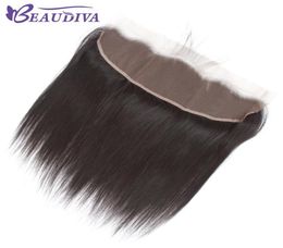 Beva 13x4 Braziliaans rechte haar kanten frontaal gratis deel 100% menselijk haar 8-20 inch natuurlijke kleur maagdelijk haar gratis verzending6386774