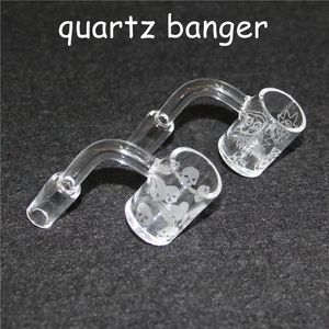 Articles divers à bord biseauté 4mm d'épaisseur quartz banger clous seaux pour bangs mâle 14mm Glass Reclaim Catcher handmake