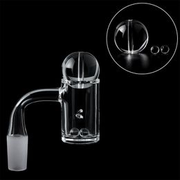 Afgeschuinde Rand Auto Spinner Roken Quartz Banger Met Glas Bubble Carb Cap Marmer Parels Ballen 10mm 14mm 18mm Mannelijke Vrouwelijke Nagels Voor Water Bongs Dab Rigs