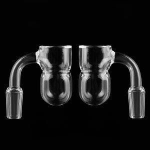 Afgeschuinde Rand Splash Guard OD 25mm Ronde Bodem Quartz Banger 3mm Thick10mm 14mm 18mm Domeless Nagels voor dab rig