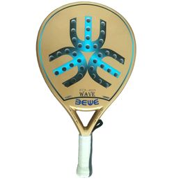 BEWE BTR 4025 Durable Tear Drop Buen equilibrio Jugador avanzado Uso Fibra de carbono GOLD Padel Raqueta 231225