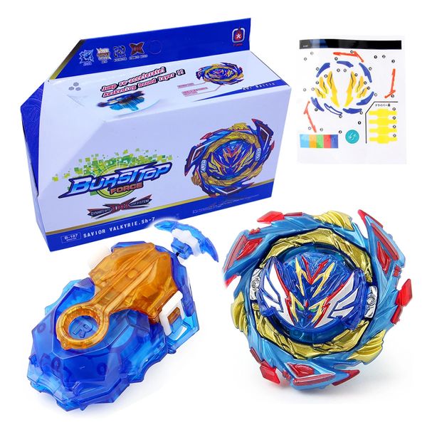 Bey Burst B-187 Sauveur Valkyrie avec LR String Er Set Spinning Top Gyro Toy 240423