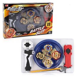 Beyblade Burst Gyro Limited Edition Gold Edition Suit 4 in 1 stuur van het stuur Duel Disk Boys and Girls Holiday Gift 240422