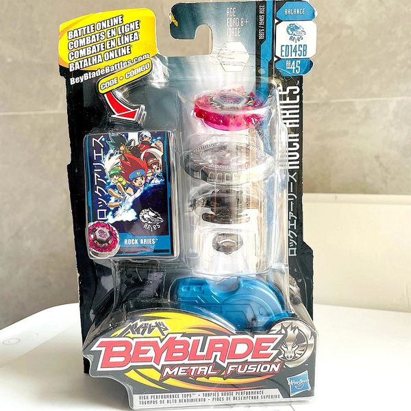 Beyblade Metal Fusion BB45 Rock Aries Ed145b Masters Fury Fight 4d Burst Limited Edition 240410