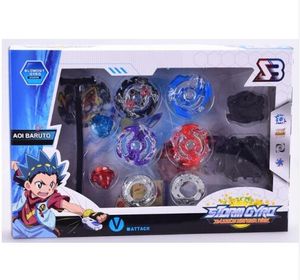 Bayblade Metal Fusion Set 4 piezas Bayblades con lanzadores Bayblade Arena Constellation Spinning Halloween Navidad regalo