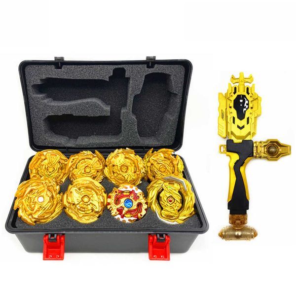 Beyblades Burst Golden GT Set giroscopio de Metal con manillar en caja de herramientas (opcional) juguetes para niños