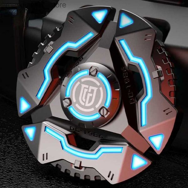 Beyblades Metal Fusion ADJUDICACIÓN Fidget Spinner Metal Luminoso Rotación de largo tiempo Multifuncional Mano Giro Adulto Alivio del estrés Juguete Gyro ATOM L240304