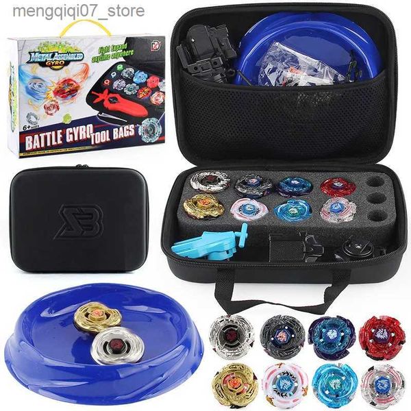 Beyblades Metal Fusion Beyblades Burst Steel War Soul Bolso Conjunto Almacenamiento Constelación Golden Dragon Asamblea Gyro Toy Stadium L240304