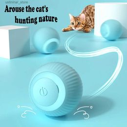 Beyblades Metal Fusion Electric Cat Ball Toys Automatic Rolling Smart Cat Toys Interactive For Cats Training Kitten Auto-Move Toys for Intérieur jouant L416