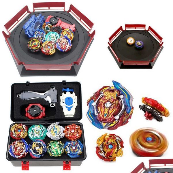 Beyblades Metal Fusion Nuevo Toupie Beyblade Set B149 B150 Arena Avec Lanceur Bayblade Burst con lanzador Niños Bey Blade Blades X0528 Dhfzg