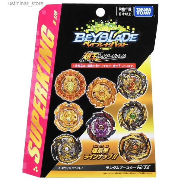 Beyblades Metal Fusion Takara Tomy Beyblade Burst B-178 Random Booster Vol.24 (1 conjunto de 8 modelos) L416