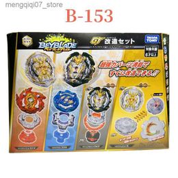 Beyblades Metal Fusion Takaratomy Beyblade Burst GT B-153 Gyroscope explosif 4-en-1 ensemble de gyrocompas bayblade b153 Takaratomy Beyblade Burst GT B-153 Ex L240304