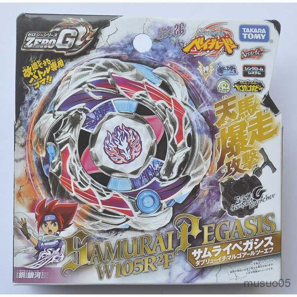 Beyblades Metal Tomy Metal Battle Top BBG26 ZERO G SAMURAI PEGASIS con CONPACT LAUNCHER