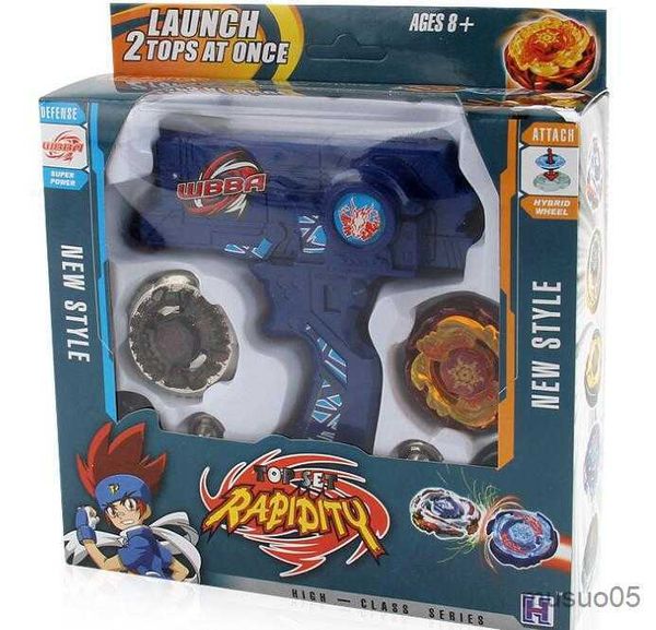 Beyblades Metal TOUPIE BURST Ensemble de jouets en métal à toupie avec double lanceurs en métal à la main