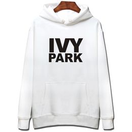 Beyoncé IVY Park Thème de la mode Hiver Hommes Sweatshirts Set Lettres à manches Sweat-shirt Sweat à capuche Noir Vêtements décontractés MX200812 1 NYWS