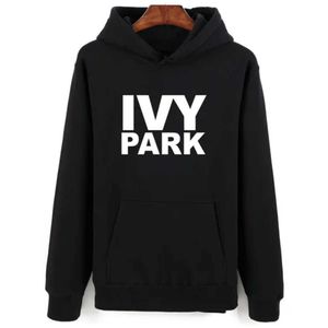 Beyonce IVY Park Thème de la mode Hiver Hommes Sweatshirts Set Lettres à manches Sweat-shirt Sweat à capuche Noir Vêtements décontractés MX200812 2 YC1S