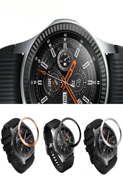 Cadre de style de lunette, anneau de Protection pour Samsung Galaxy Watch 46mm 42mm S3 Frontier2552962