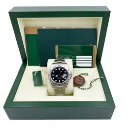 BF Maker 42 mm Watch met Japan Movement Modified Explorer White Dial Black II 216570 Men Watches Original Box2801