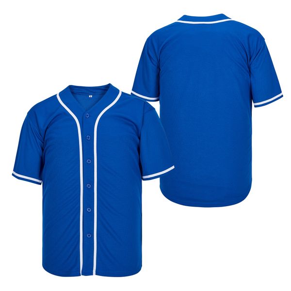 BG maillot de baseball bleu ciel bleu maillots tenue de ville broderie couture Hip-hop rue culture sweat costume accepter personnalisé