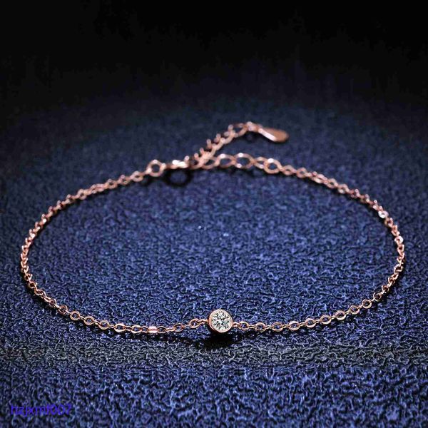 Bgc3 Designer Tiffanyset Charm Bracelets 925 Bracelet en argent Mo Sangshi Diamant Moissanite t Home Bubble Womens Live Broadcast Tiktok B