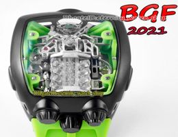BGF 2021 Derniers produits Super Running 16 Cylindre Dial moteur Epic X Chrono Calv16 Automatic Mens Watch Pvd Black Case Eternity 1891190