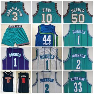 Basketball NCAA Michael Mike Bibby Jersey Shareef Abdur Rahim Bryant Reeves Muggsy Bogues Larry Johnson Alonzo Deuil Pistolet Pete Maravich