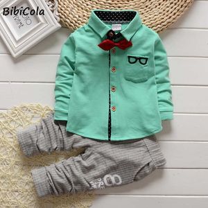 Bibicola Kids Outfits Lente Herfst Baby Jongens Kleding Sets Kinderen T-shirts + Broek Boy's Cardigan Pak Kids Tracksuit Set G0923