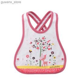 Bibs Burp Doeken 1 PCS Lytwtws Infant Kawaii Dieren Toddlers Burp Boys Girls pasgeboren stoffen Voeding Bandana Baby Kids Bibs Stuff Sjalfschort Y240412