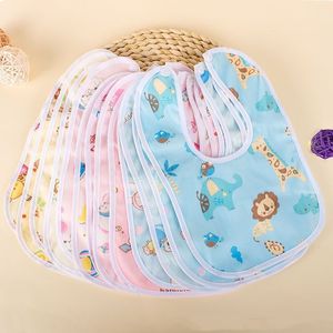 Bavoirs Burp Chiffons 10 Pc/Lot Bébé Bavoir Velours Bavoirs Étanche Alimentation Filles Garçons Serviette Motif Aléatoire 230625