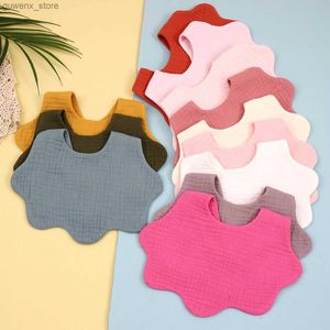 Slabbetjes bobs 1 stk katoen zachte baby print slabbetjes massieve kleur baby bib pasgeboren boeren baarden bandana sjaal