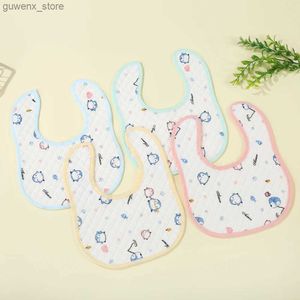 Bibs Burp Tissu 1pcs coloré coton carré bébé bave serviette douce d'alimentation douce Bib Perfant d'animaux imperméables