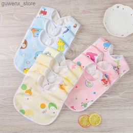 Bibs Burp Tissu 5 morceaux de Baby Bib Cotton Imperproof Bibs for Childrens Feeding Clothing Protection Childrens Scharpes Y240415Y2404171Trz