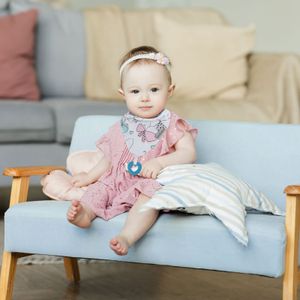 Bavoirs pour bébé, Bandana, bave et jouets de dentition, fabriqués avec 100% coton biologique, absorbant, doux, unisexe, livraison directe Amakc