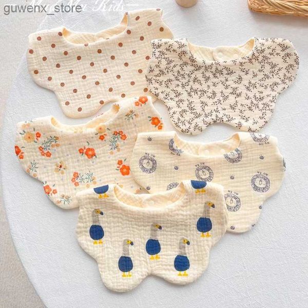 Bibs Burp Cloths Baby Bib Cotton Nouveau-né étanché