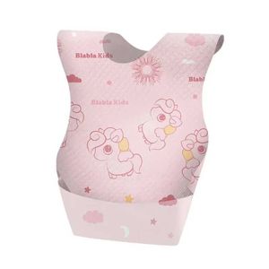 Bibs Burp Tissuons jets jetables avec 10 sacs de tablier résistant à l'huile en tissu adapté aux garçons et filles accessoires alimentaires imperméables