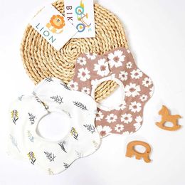 Bibs Burp Cloths Kangobaby #my Soft Life # Super confortable Bamboo Cotton Fine Coton Baby Bib Brepwant Newborn Denim Tissu D240513