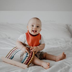 Lätzchen Spucktücher Bio-Baumwolle Baby Bandana Sabber für Jungen und Mädchen Neutral Solide Zahnen Sabbern. Drop Delivery Amra0