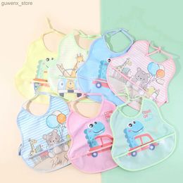 Slabbetjes bobs random 3 stcs waterdichte baby slabbetjes cartoon katoenen slabbetjes bobs boeren pasgeboren voeding bandana speeksel handdoek kinderen jongens meisjes y240415Y240417GG5E