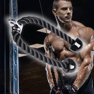 Biceps Pull Touw Pull Down Touw Kabel Bevestiging Antislip Handvat Gym Training Indoor Fitness Benodigdheden J0115260E