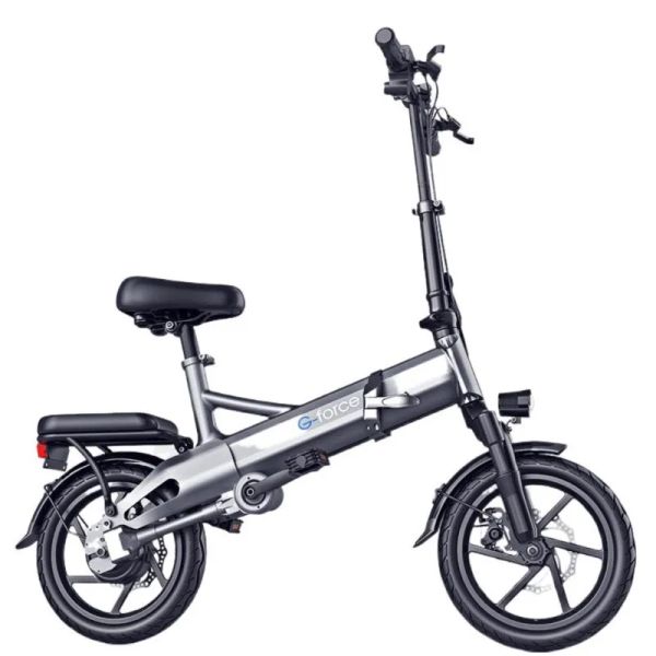 Bicicleta 48V 14 pulgada mini plegable bicicleta eléctrica para adultos Velocidad variable Velocidad OffrowRoadsisted Sin cadena E Bike