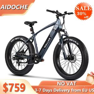 Vélo 500W Bike électrique 48V 10.4AH 40 km / h Vitesse max 40 miles 26 pouces Fat Tire Mountain Ebike 21 vitesses Bicycle électrique pour les adultes