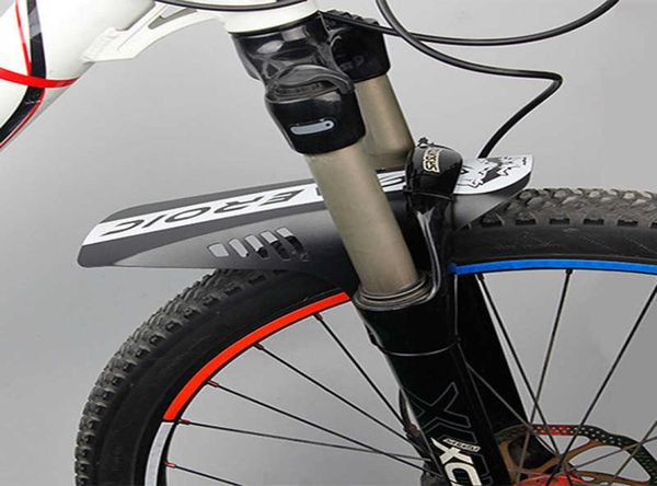 Accesorios para bicicletas 2pcs MTB Road Bike Moda de barro Ciclismo Bicicletas Alas delantera de bicicleta delantera para guardabarros para bicicletas de montaña1263579