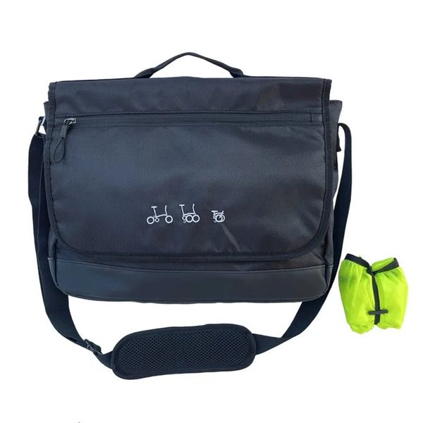 Sacs de vélo sacoches utilisation pour Brompton Birdy BYA412 sac de rangement avant de vélo pliant sac à main avec sacs de montage housse imperméable 240202