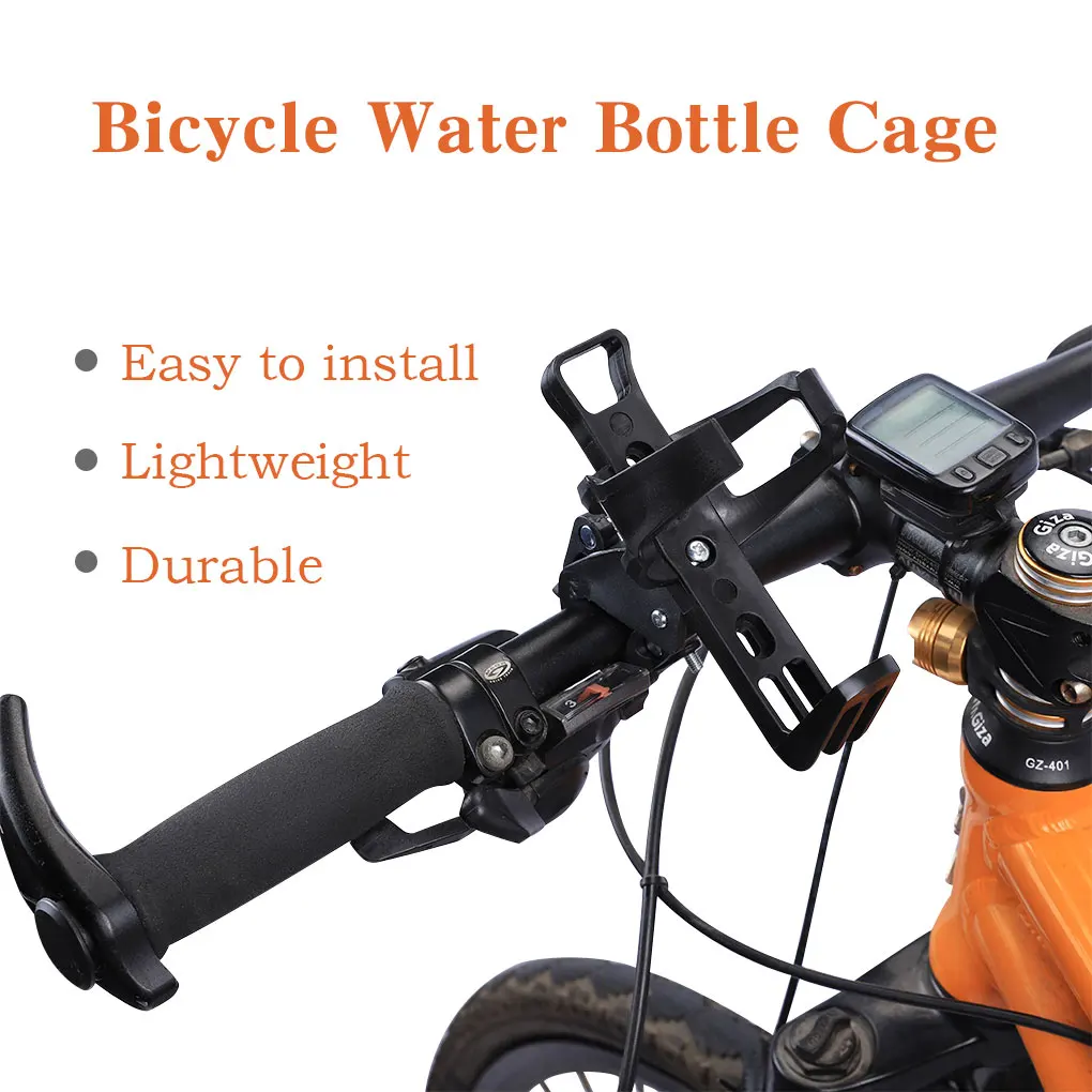 Fahrradflaschenhalter Plastikrad für Fahrrad Wasserflasche Käfige MTB Fahrrad Wasserbecher Halter rotbar