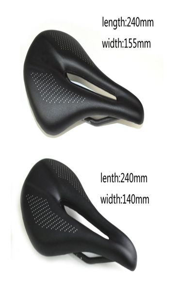 Selle de vélo en carbone entièrement en fibre de carbone vélo de course vélo de route selles avant pièces de vélo en cuir coussin de siège de cyclisme 240x155mm1403778