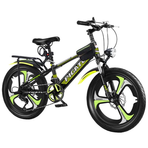Bicycle pour enfants Bicycle 20/22/24 pouces Étudiant double disque Disc Variable Speed Mountain Bike Boy and Girl Outdoor Activities Cycling