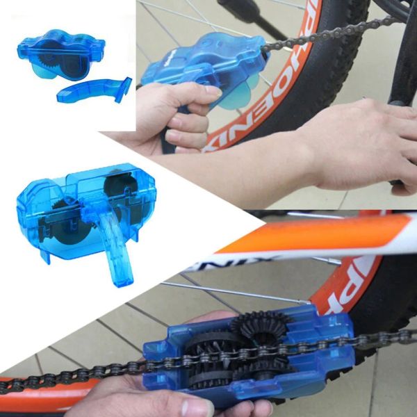 Outils de nettoyage à vélo Brussages de nettoyage de chaîne de vélos Brosse de lavage de vélo de route MTB Set outils de nettoyage de cycle