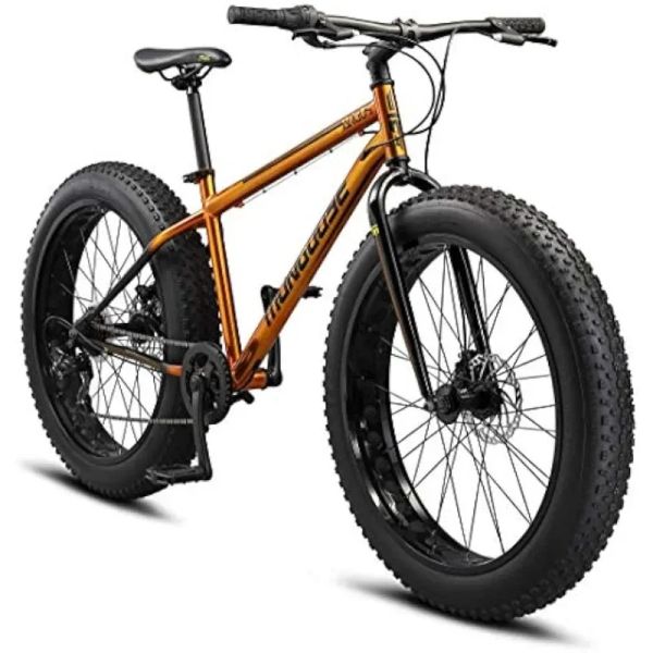Bicycle Comp Adult Adult Fat Tire Vélo de montagne pour hommes et femmes, pneus de 26 pouces, cadre de 17 pouces, freins à disque mécanique