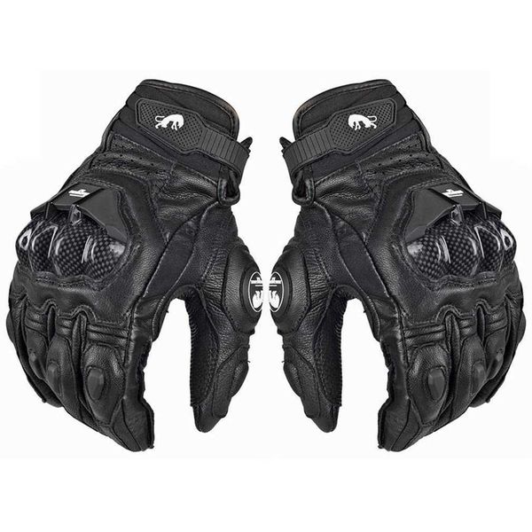 Vélo Vélo Moto Riding Gant Furygan AFS 6 Gants de moto Moto Racing Fibre de carbone 2020 Cuir masculin Hommes portables H1022